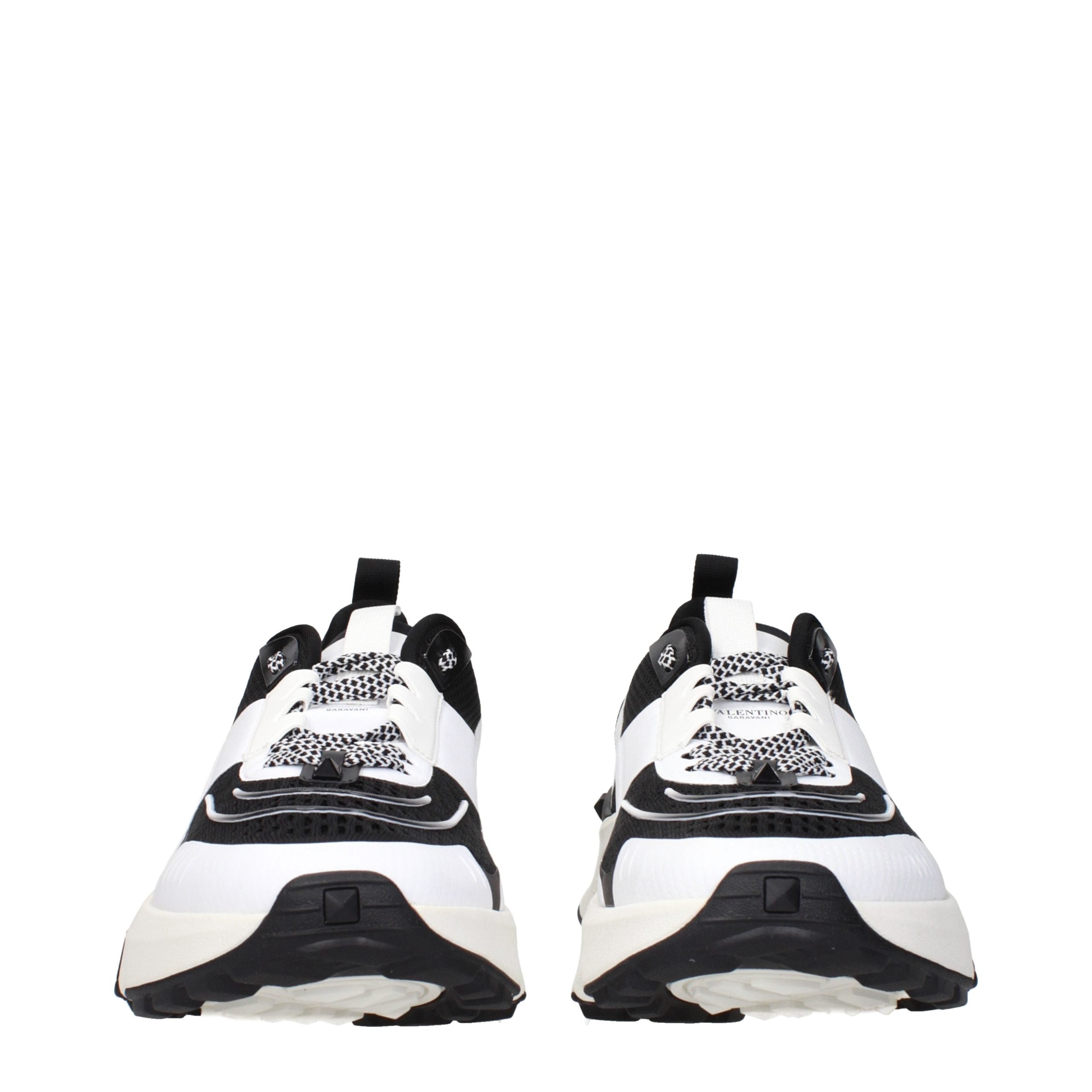 Valentino Garavani Schwarze Stoff-Sneaker-3