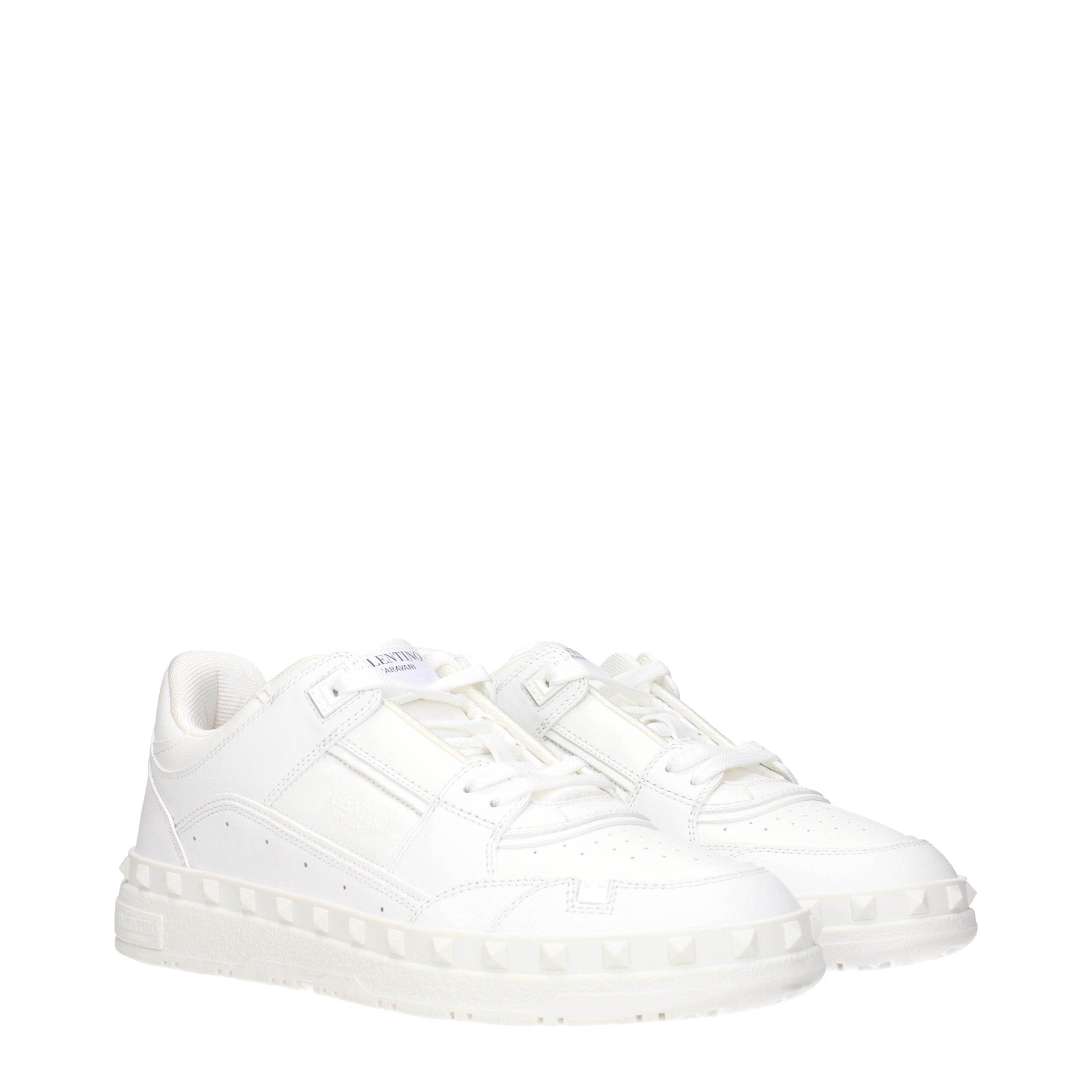 Valentino Garavani Weiße Leder-Sneaker-2