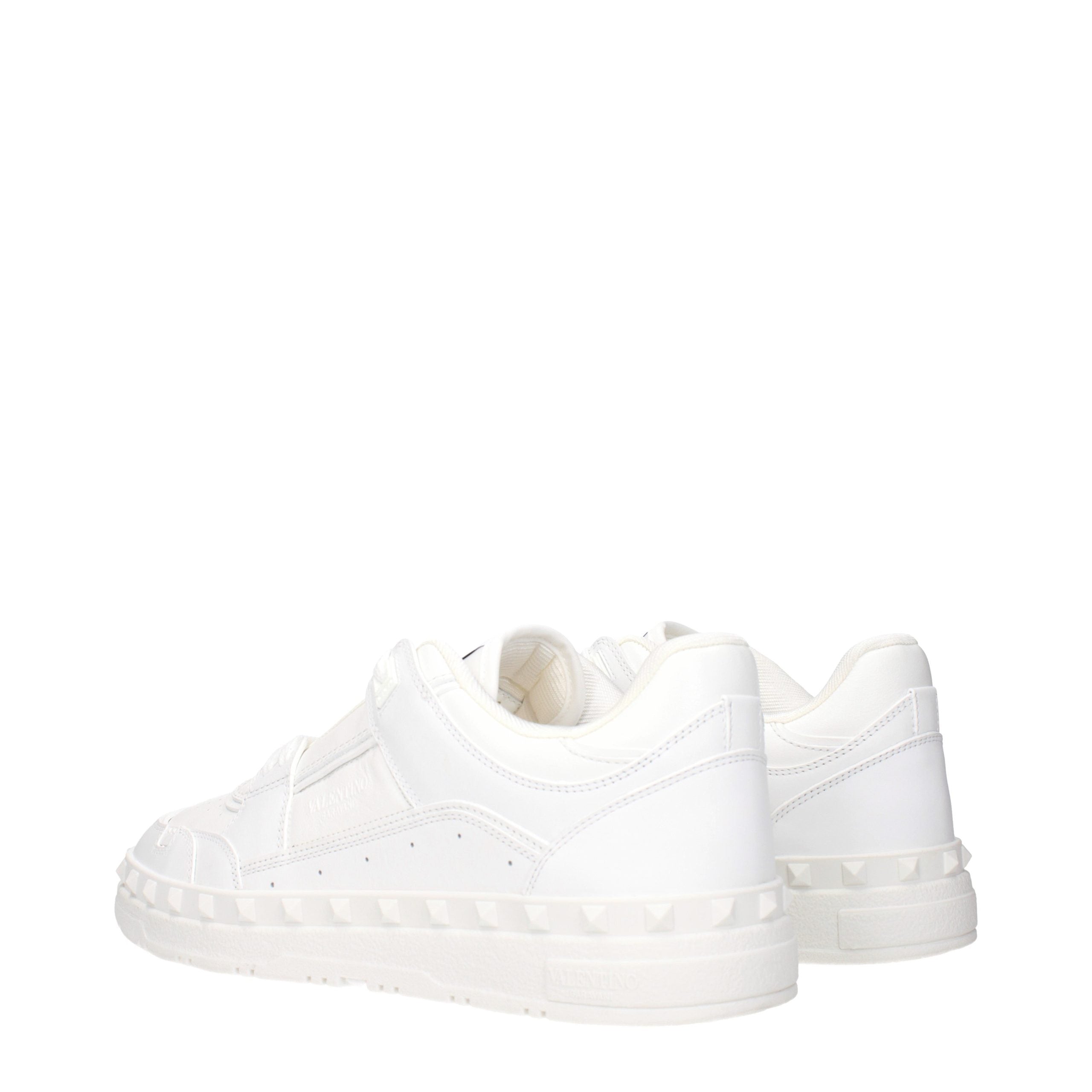 Valentino Garavani Weiße Leder-Sneaker-4