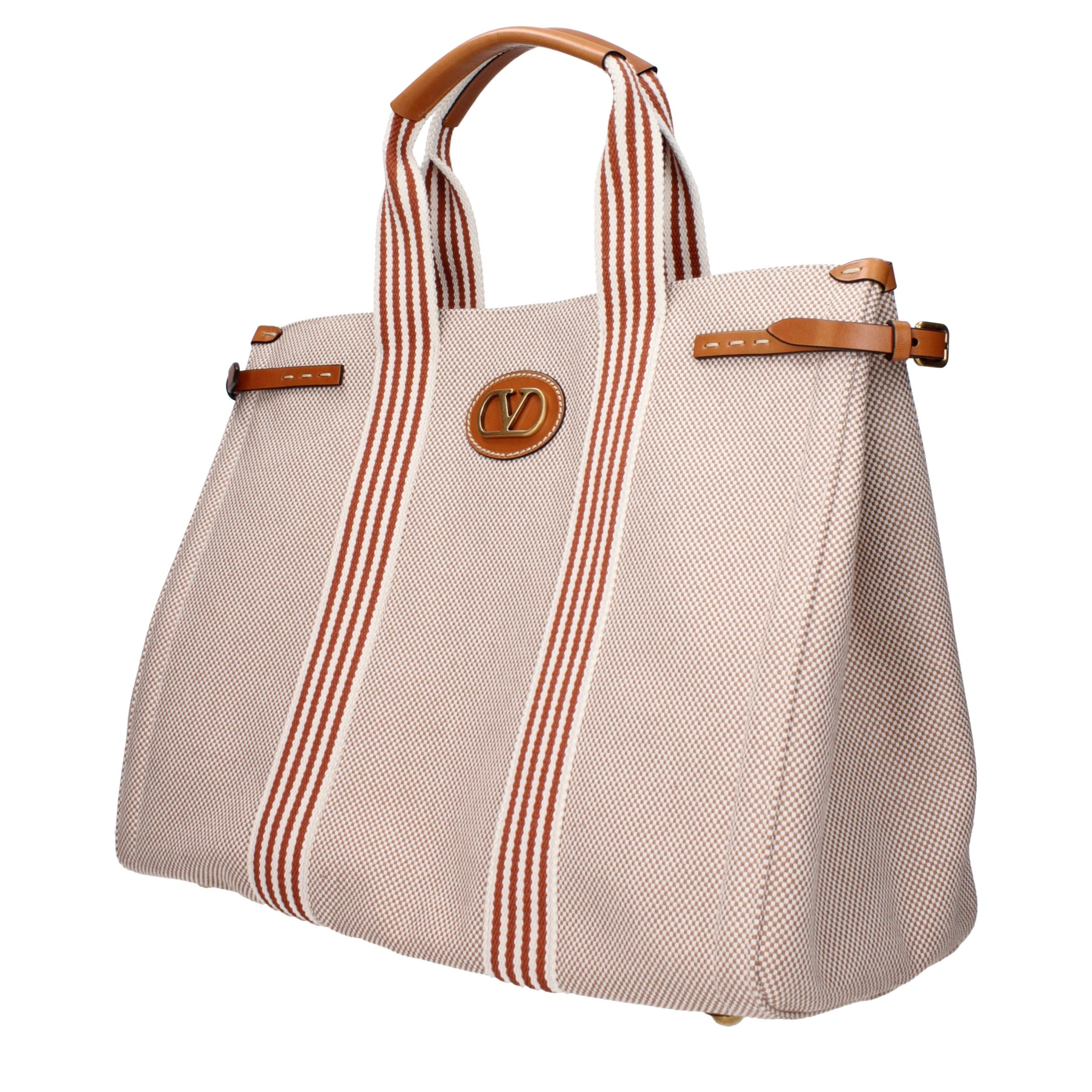 Valentino Garavani Beige Stoff-Handtasche-2