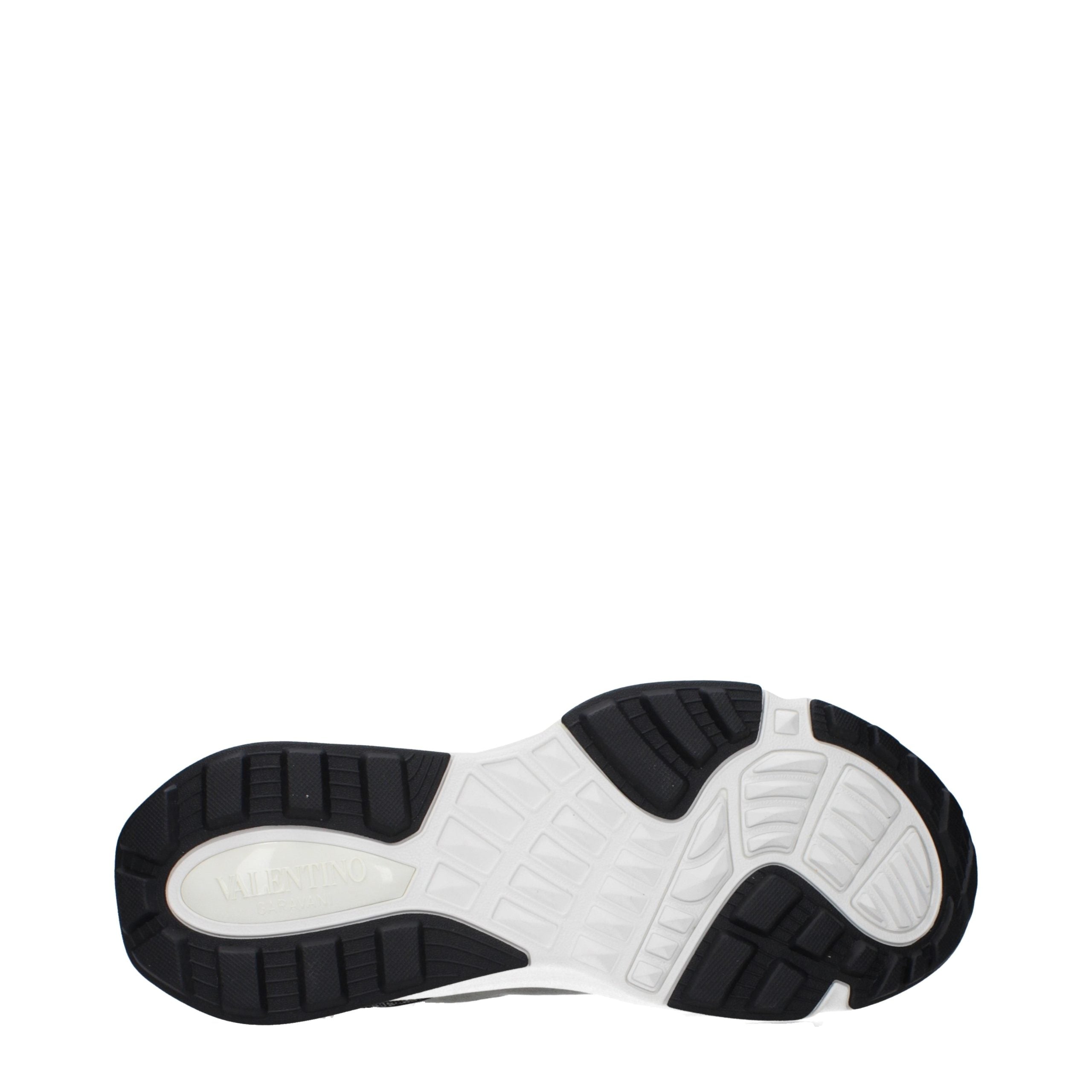 Valentino Garavani Graue Stoff-Sneaker mit niedrigem Schaft-5