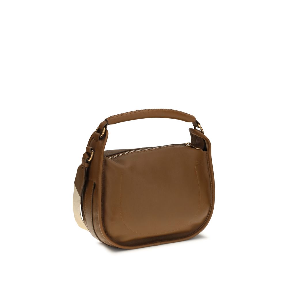Burberry Brown Calf Leather Bos Taurus Shoulder Bag-3