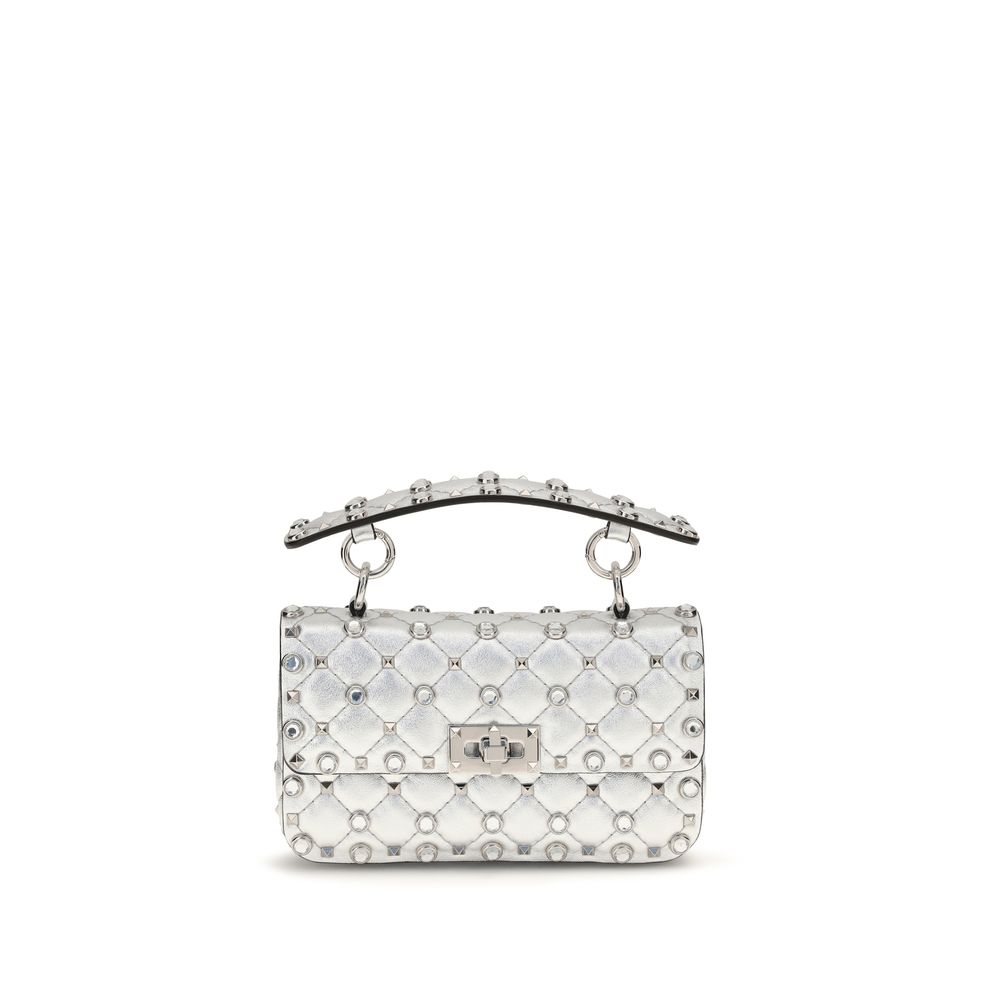 Valentino Garavani Handtasche aus Lammleder "Silver Lamb Ovis Aries Aries"-1