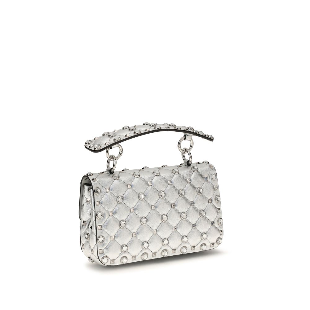 Valentino Garavani Handtasche aus Lammleder "Silver Lamb Ovis Aries Aries"-3