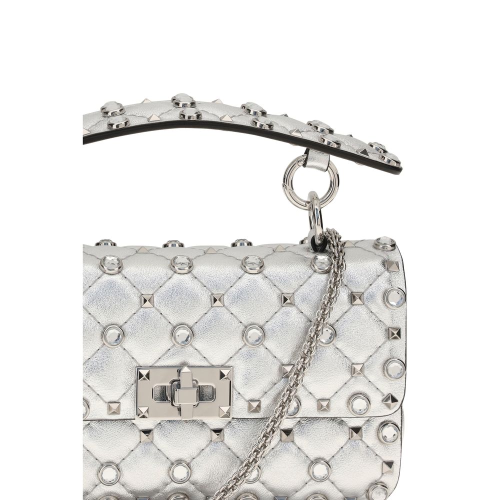 Valentino Garavani Handtasche aus Lammleder "Silver Lamb Ovis Aries Aries"-4