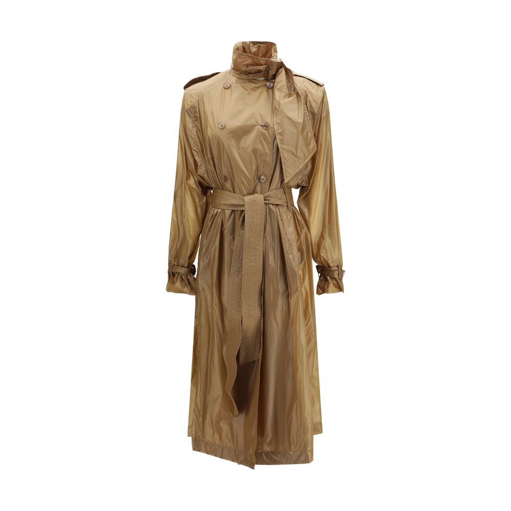 Saint Laurent Beige Polyamid-Trenchcoat-1