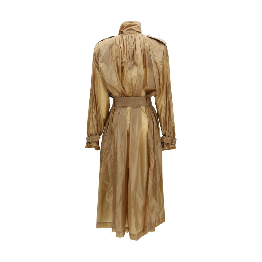 Saint Laurent Beige Polyamid-Trenchcoat-2