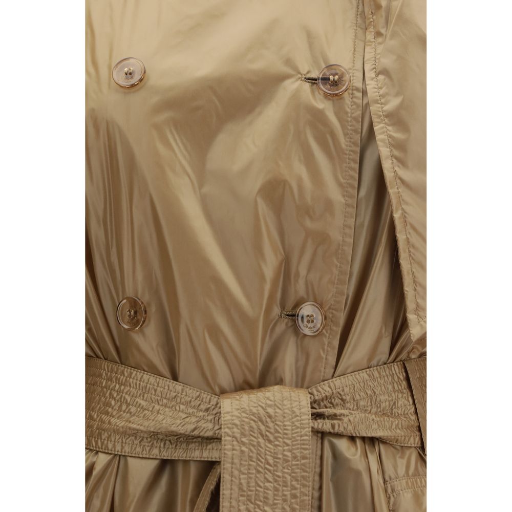 Saint Laurent Beige Polyamid-Trenchcoat-3