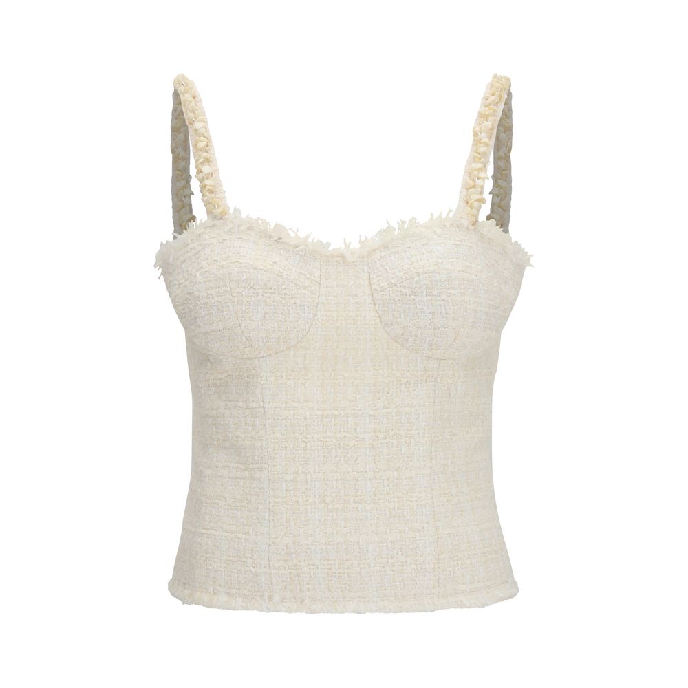 Balmain Beige Polyester Bluse-1