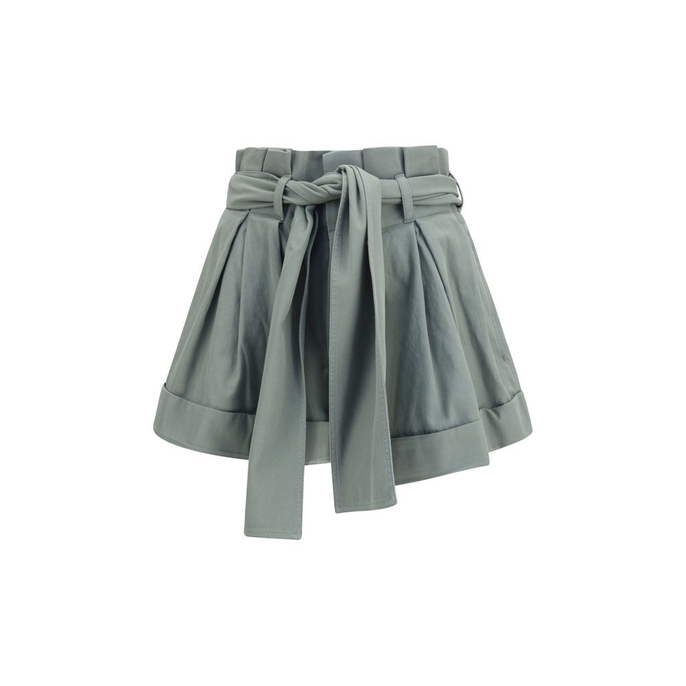 Balmain Zweifarbige Baumwoll-Bermudashorts-1