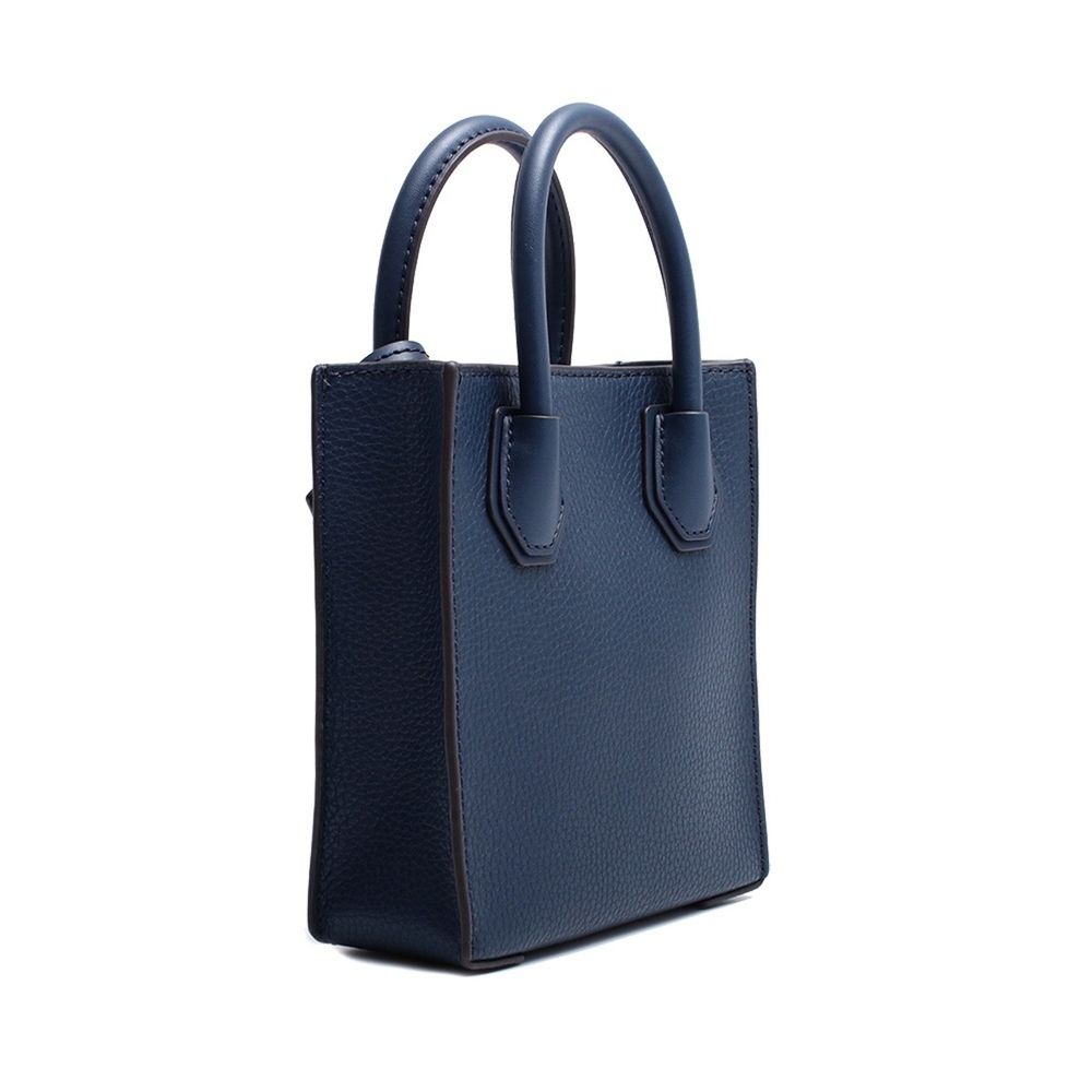 Michael Kors Blaue Pelz Handtasche-2