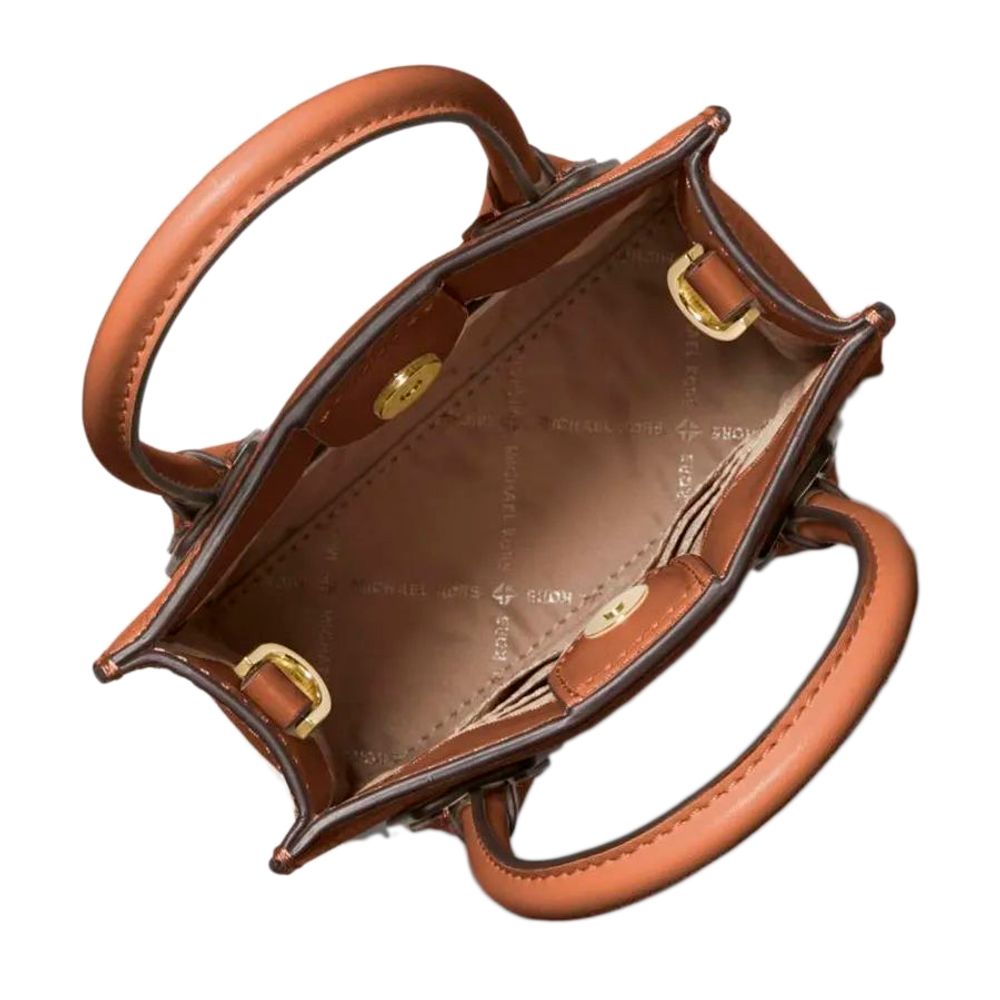 Michael Kors Braune Pelz Handtasche-3