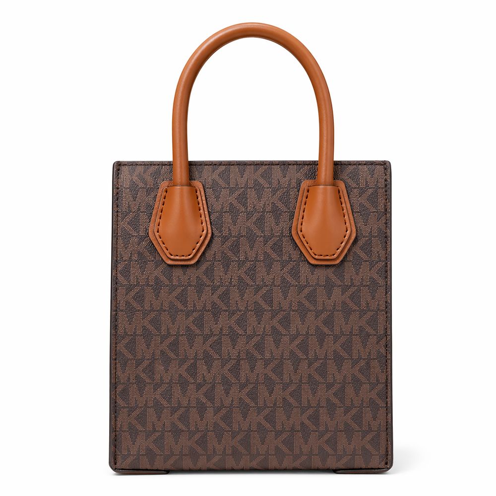Michael Kors Braune Pelz Handtasche-2