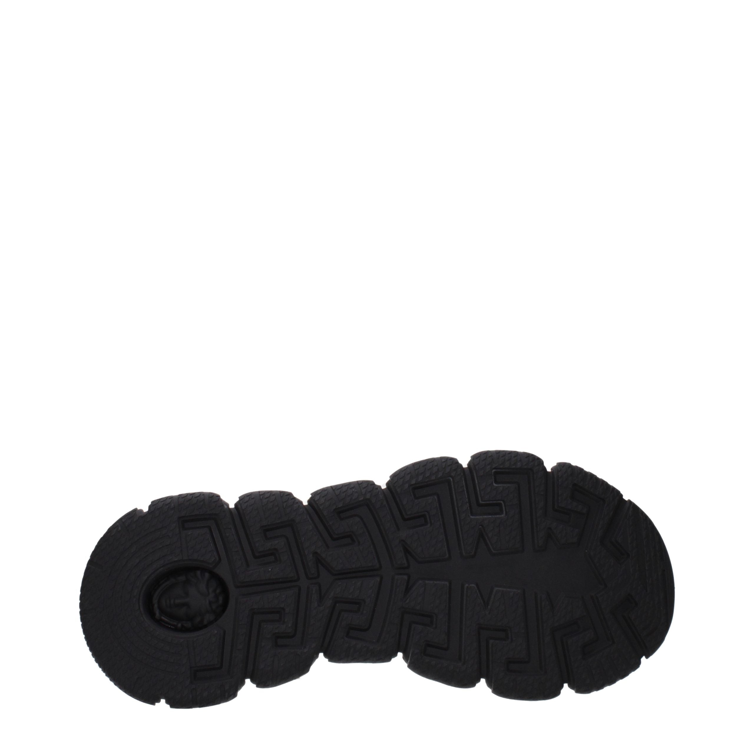 Versace White Athletic-Look Fabric Sneakers-5