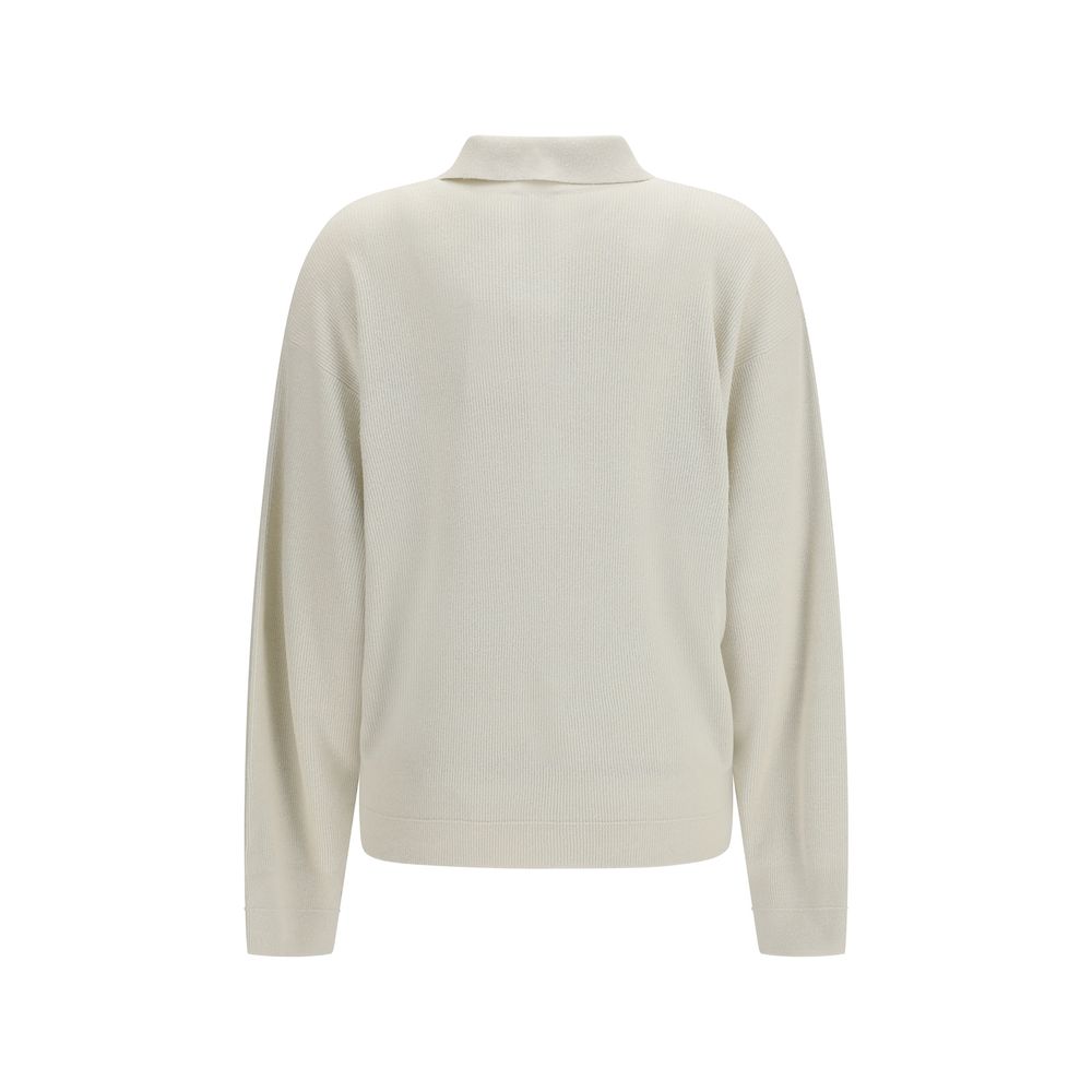 Calvin Klein Beige Seiden-Sweatshirt-2