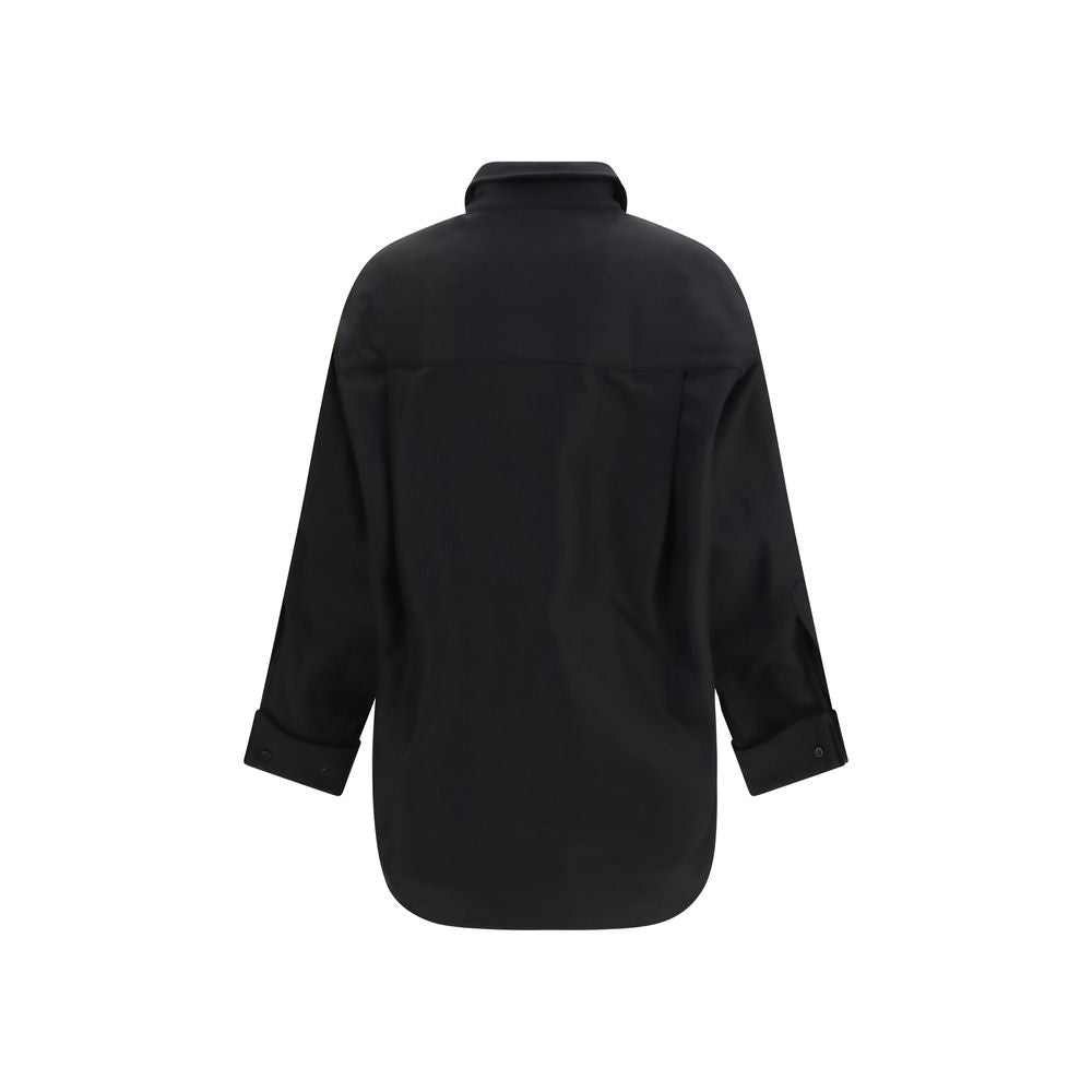 Balenciaga Schwarzes Baumwollhemd-2