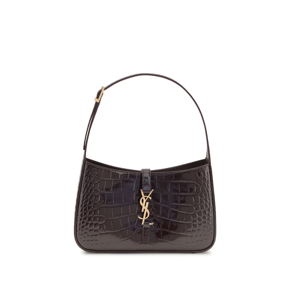 Saint Laurent Bordeaux Krokodil-Ledertasche-1
