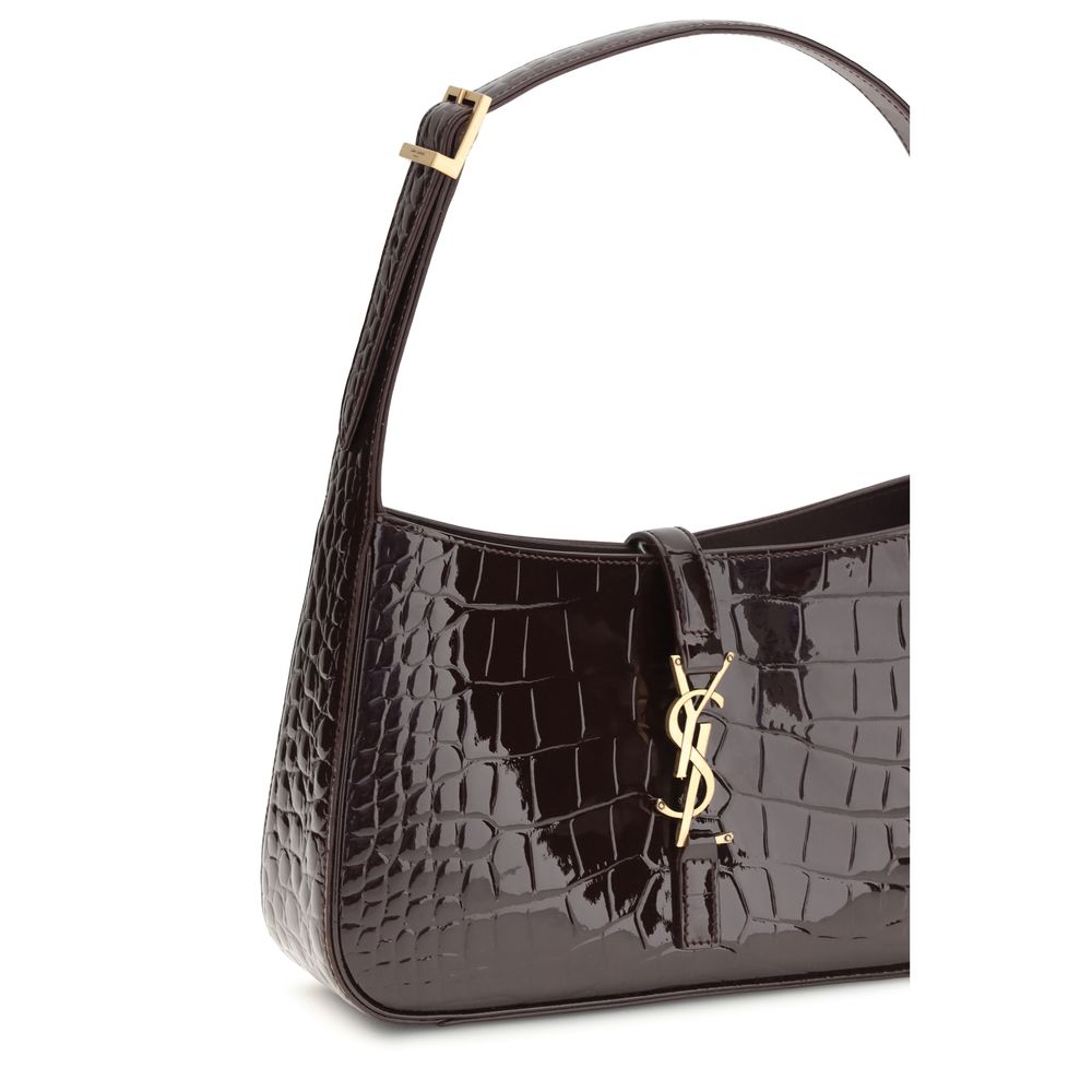 Saint Laurent Bordeaux Krokodil-Ledertasche-4