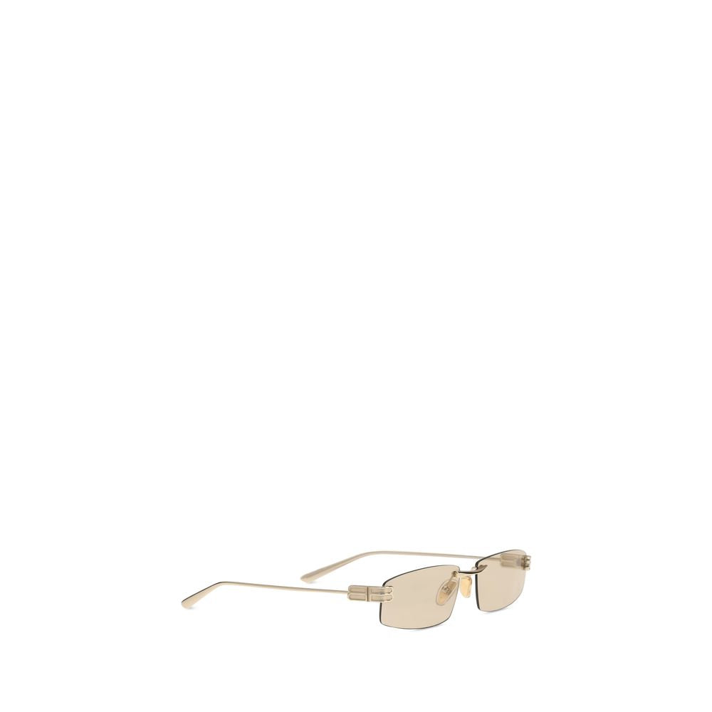 Balenciaga Beige Metal Sunglasses-2