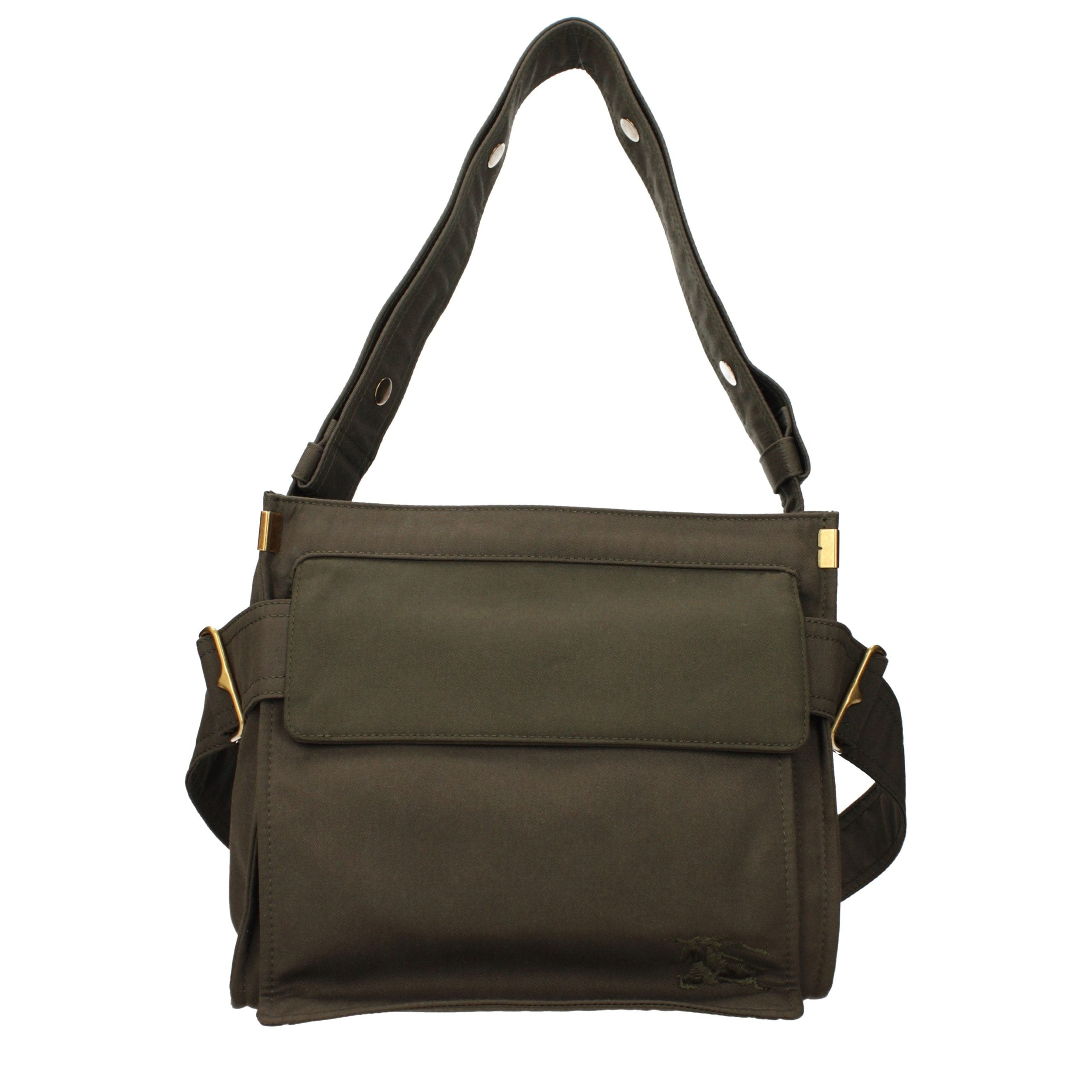 Burberry Grüne Stoff-Umhängetasche-1