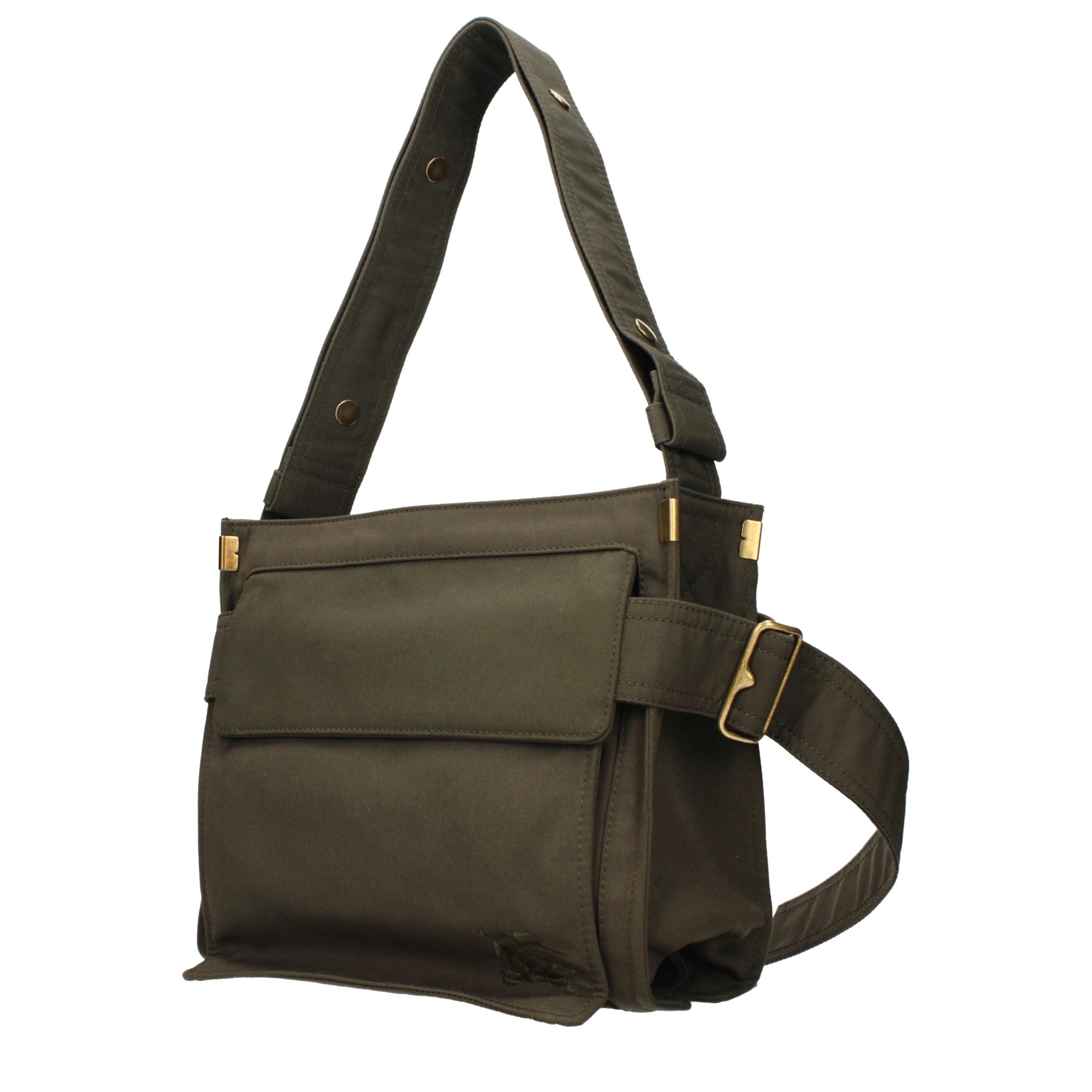 Burberry Grüne Stoff-Umhängetasche-2