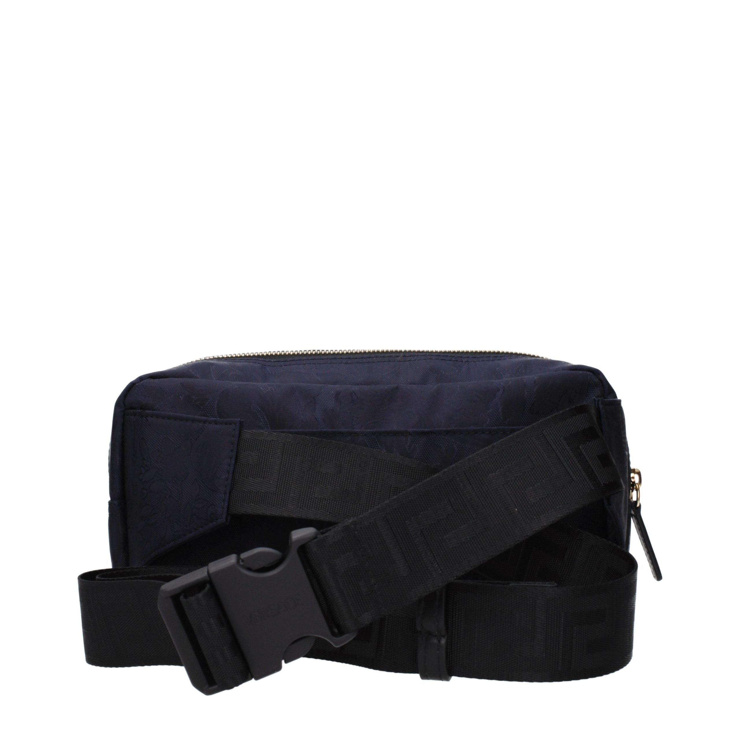 Versace Blauer Stoffrucksack-3