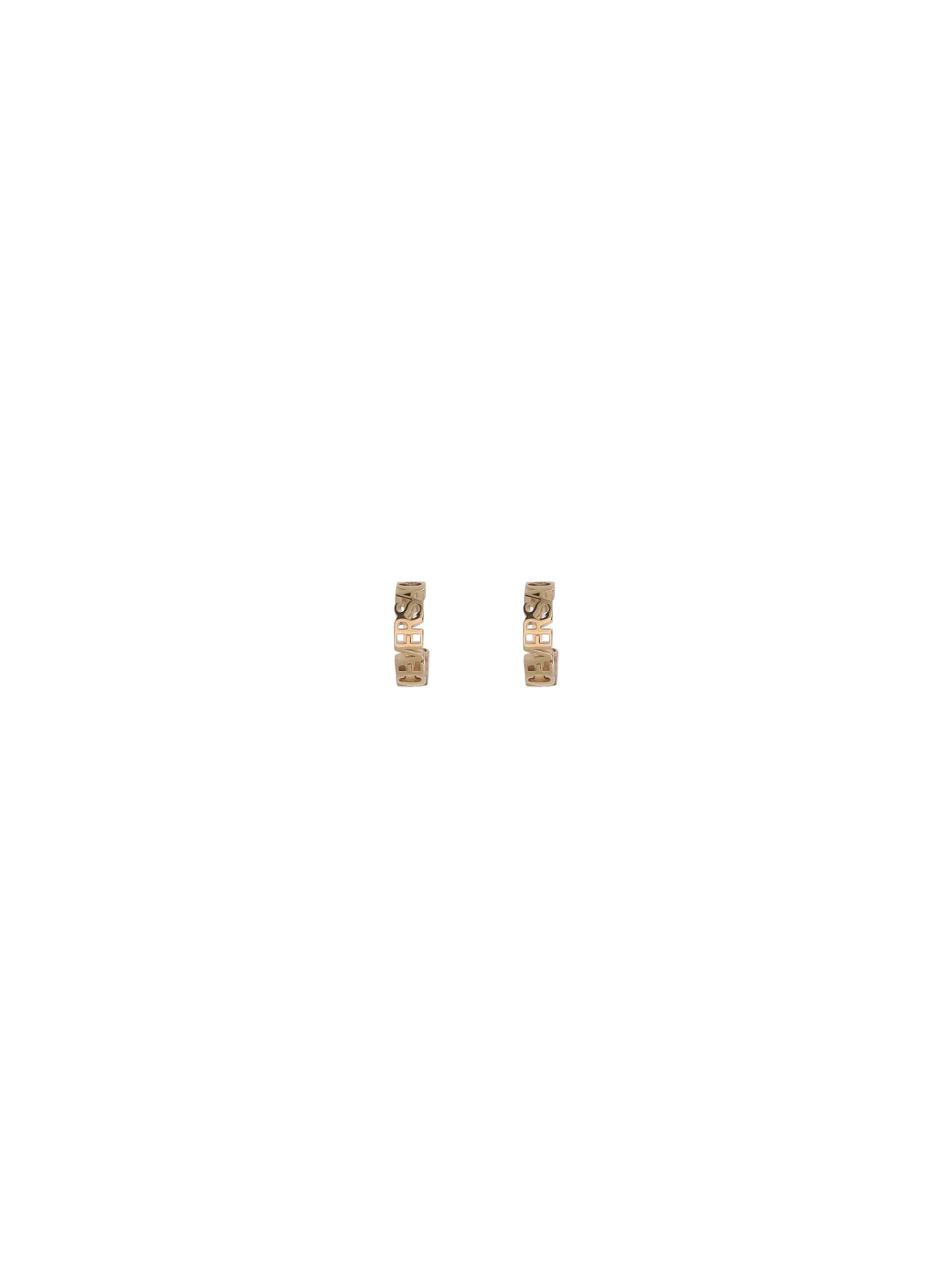 Versace Brass Gold-Finish Earrings-2