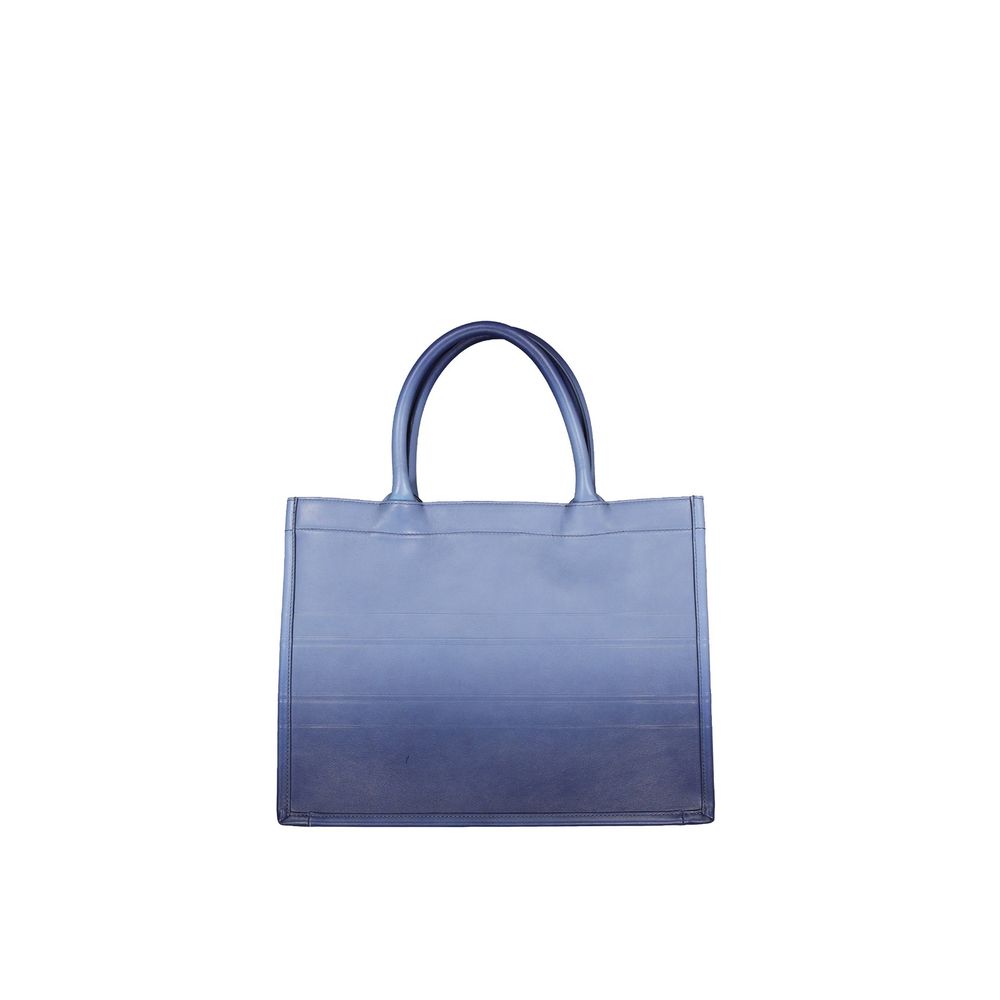 Dior Tasche aus blauem Kalbsleder-3