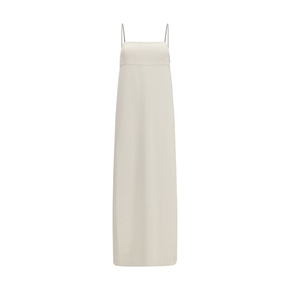 Brunello Cucinelli Weißes Freizeitkleid aus Acetat-1