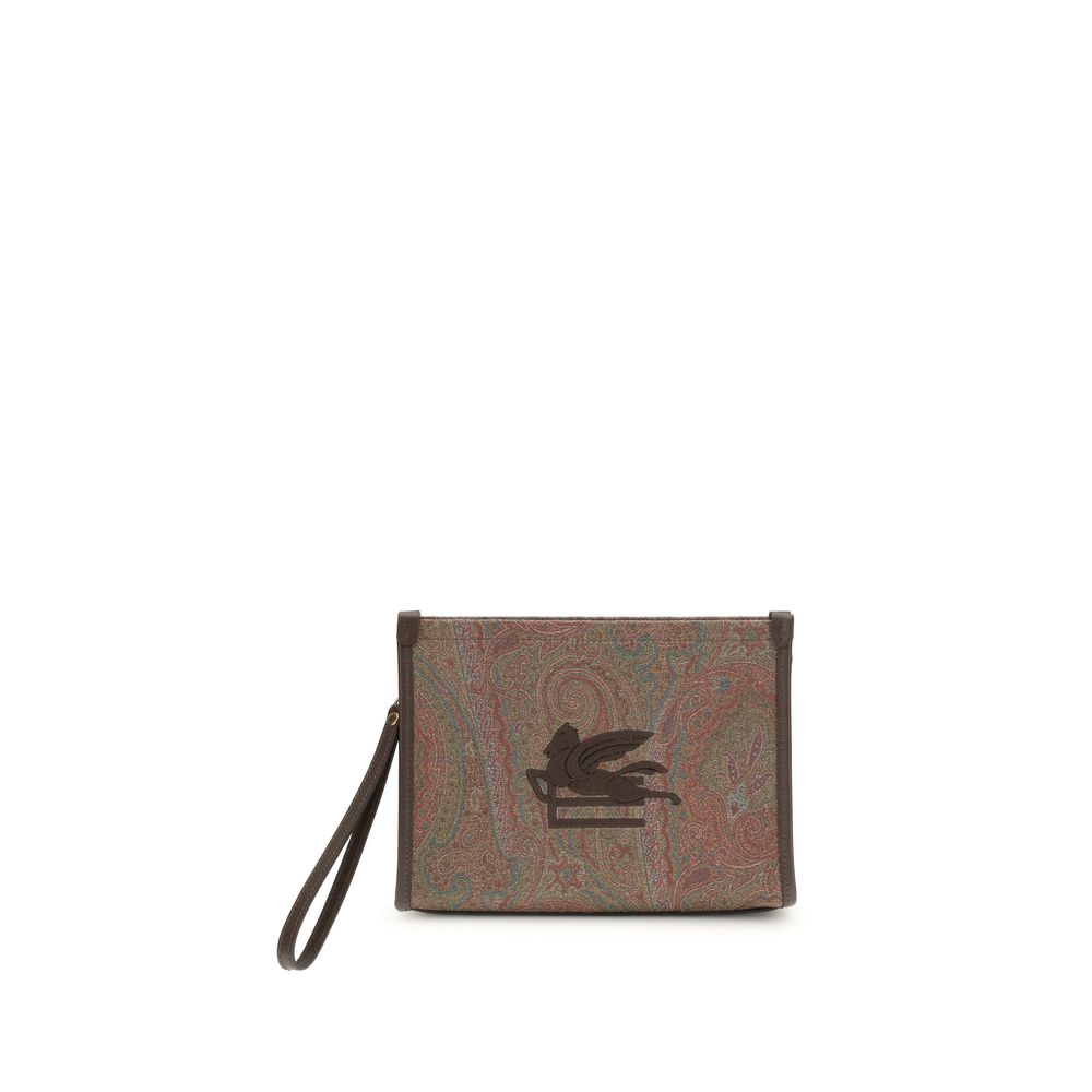Etro Multicolor Cotton Clutch Bag-1