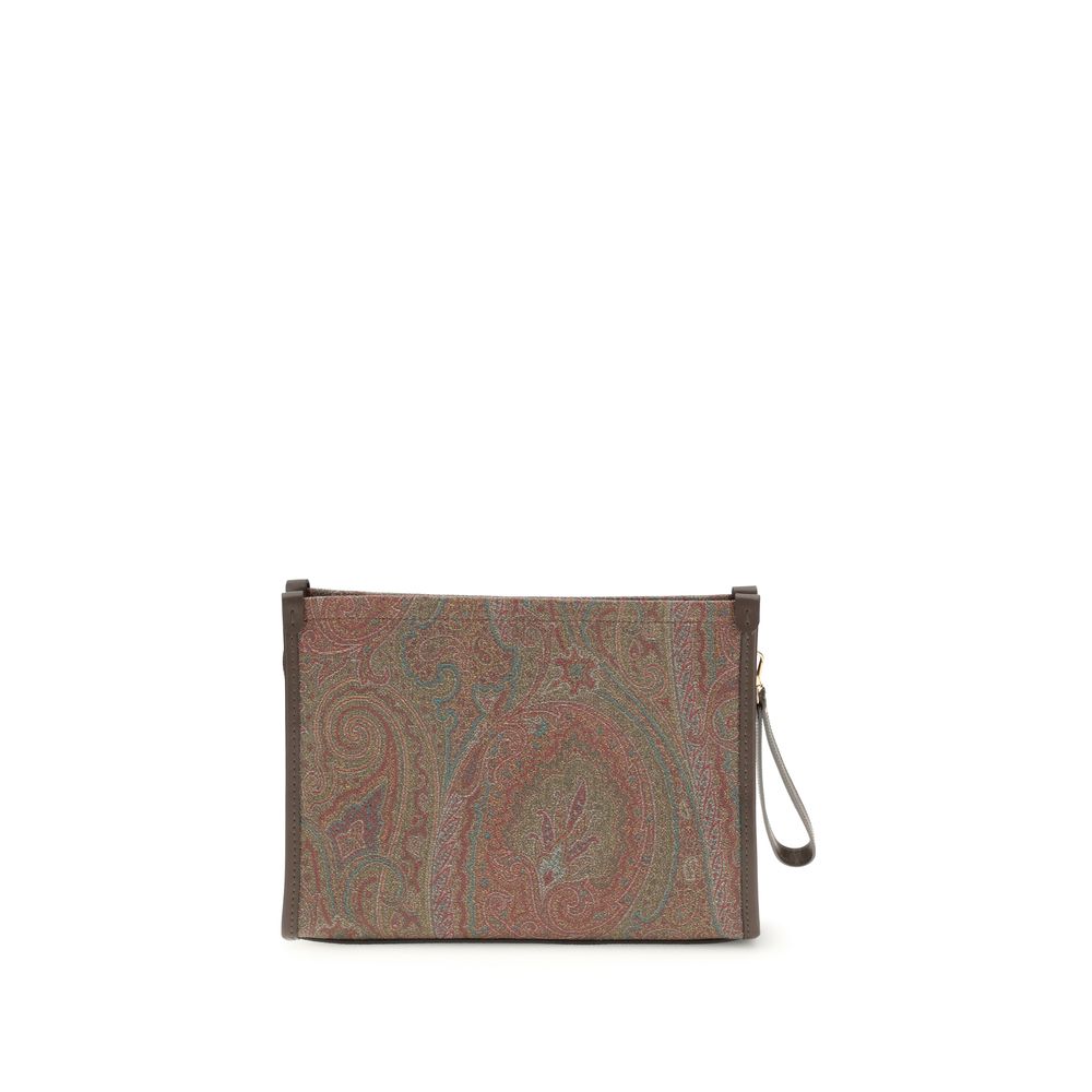 Etro Multicolor Cotton Clutch Bag-2
