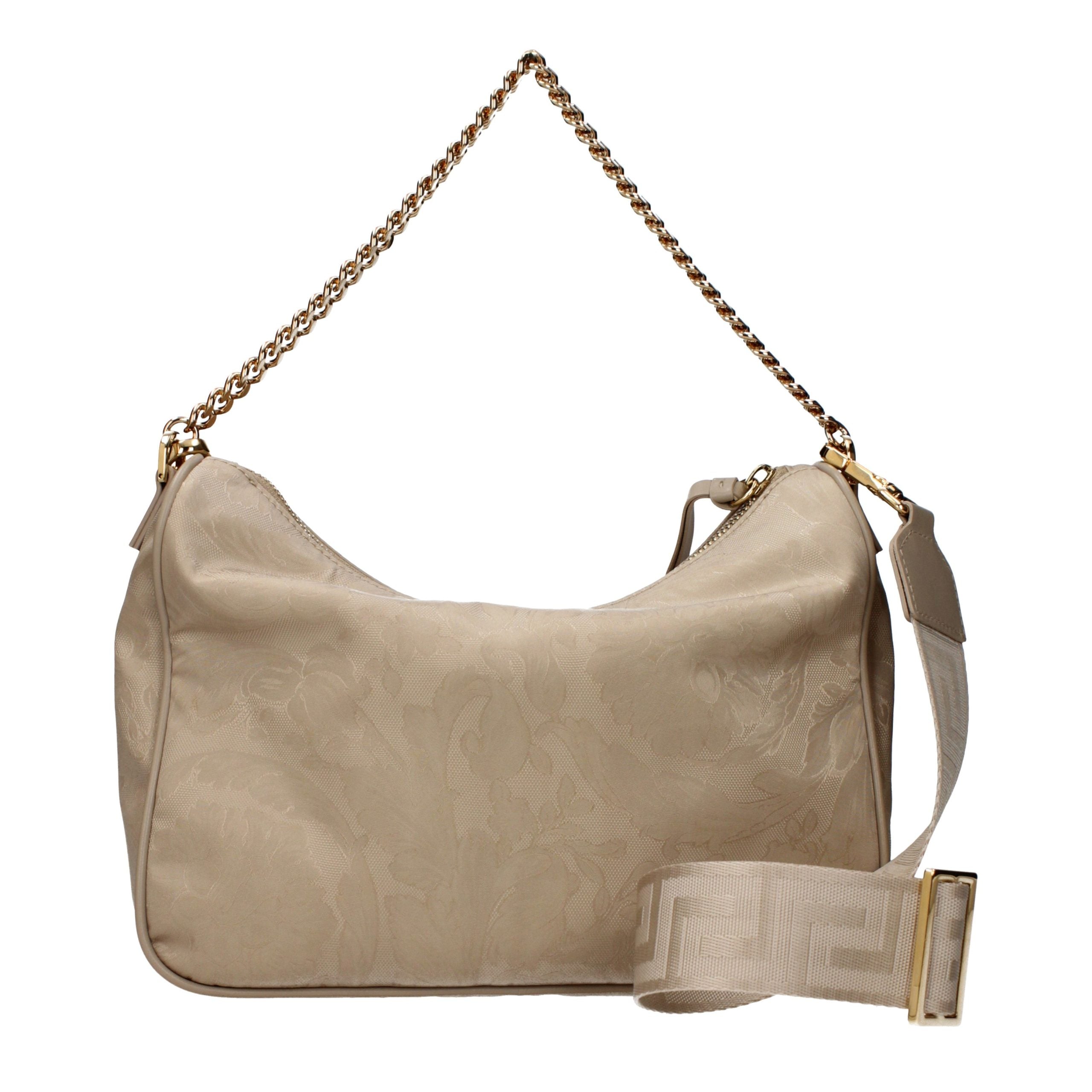 Versace Beige Stoff-Handtasche-3