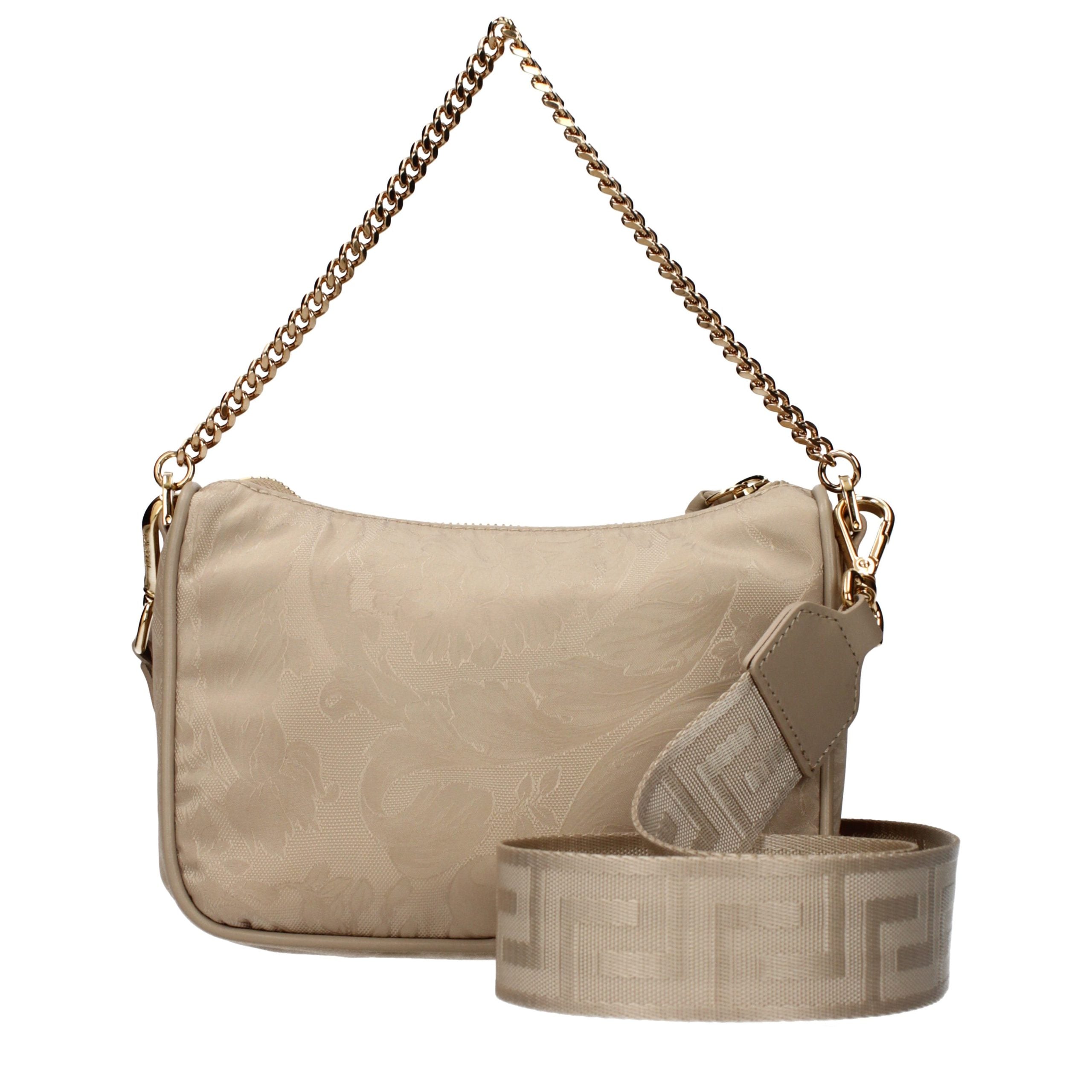 Versace Beige Stoff-Handtasche-3