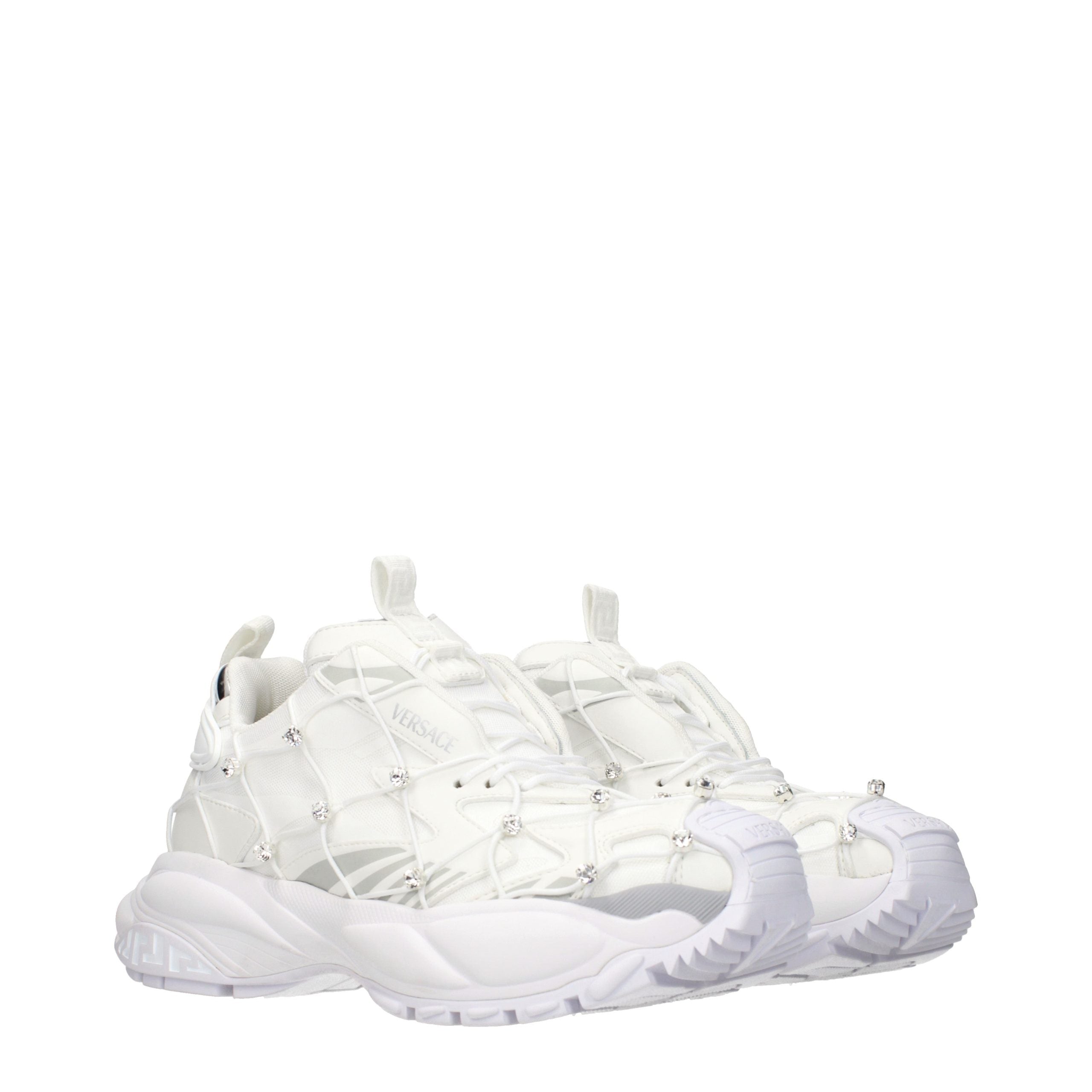 Versace Weiße Stoff-Sneaker-2