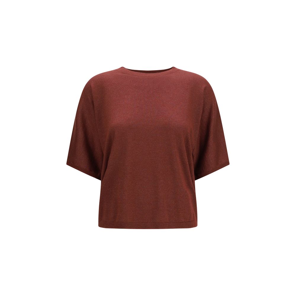 Brunello Cucinelli Bordeaux Kaschmir-Sweatshirt-1