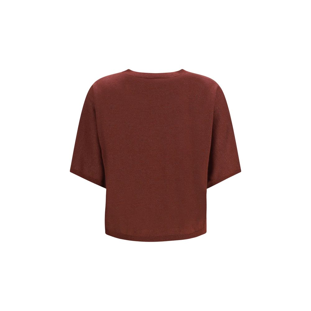 Brunello Cucinelli Bordeaux Kaschmir-Sweatshirt-2