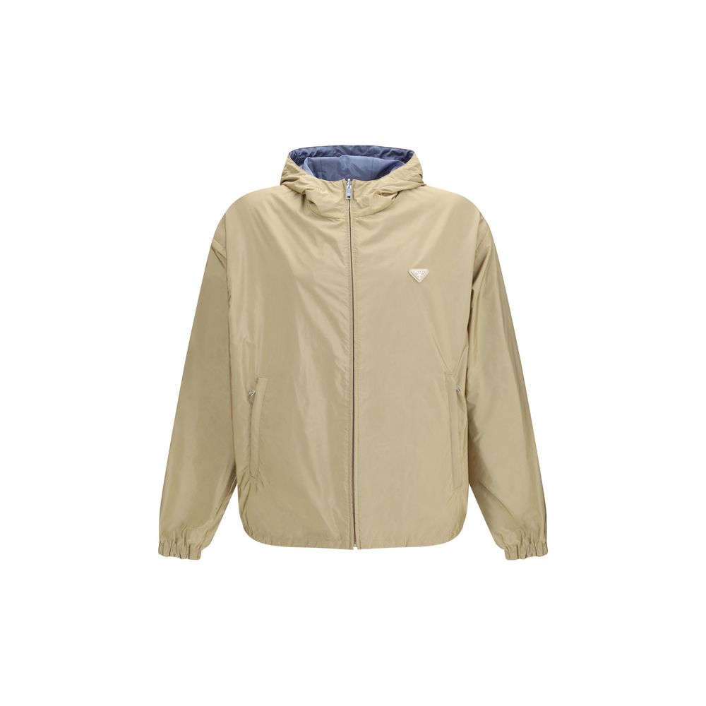 Prada Beige Jacke aus recyceltem Polyamid-1