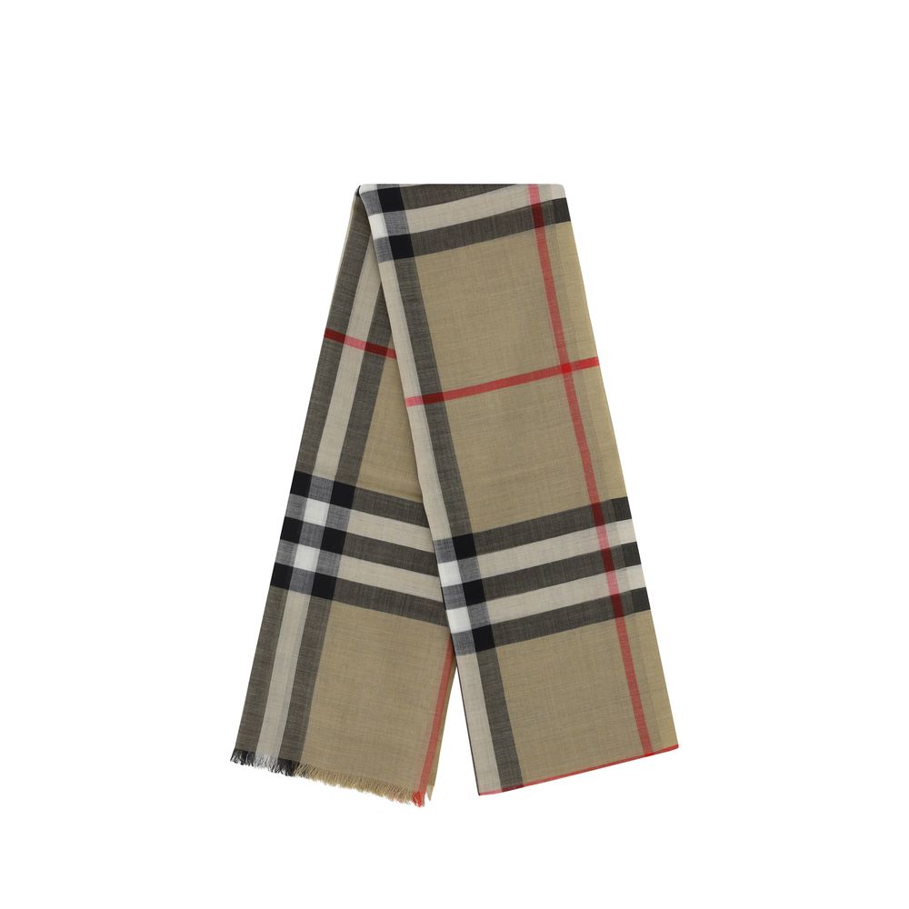 Burberry Beige Wollschal Aries-2