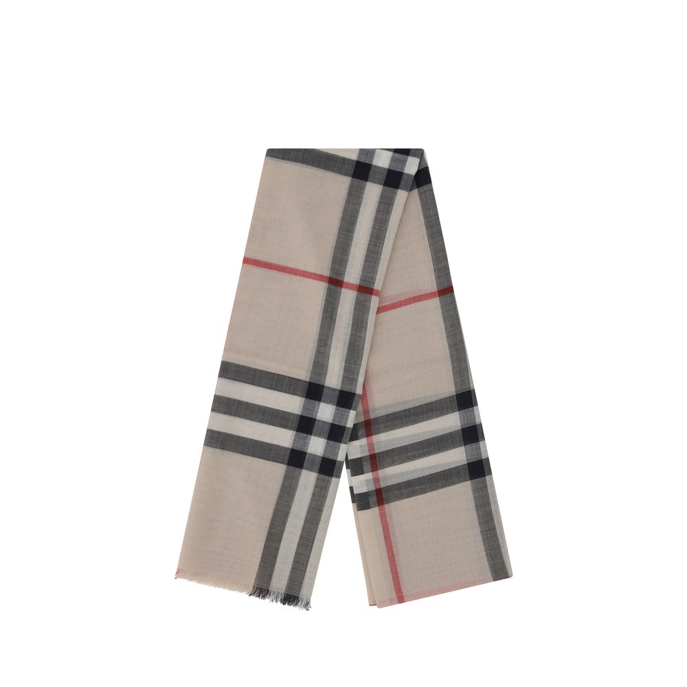 Burberry Beige Ovis Aries Wollschal-2