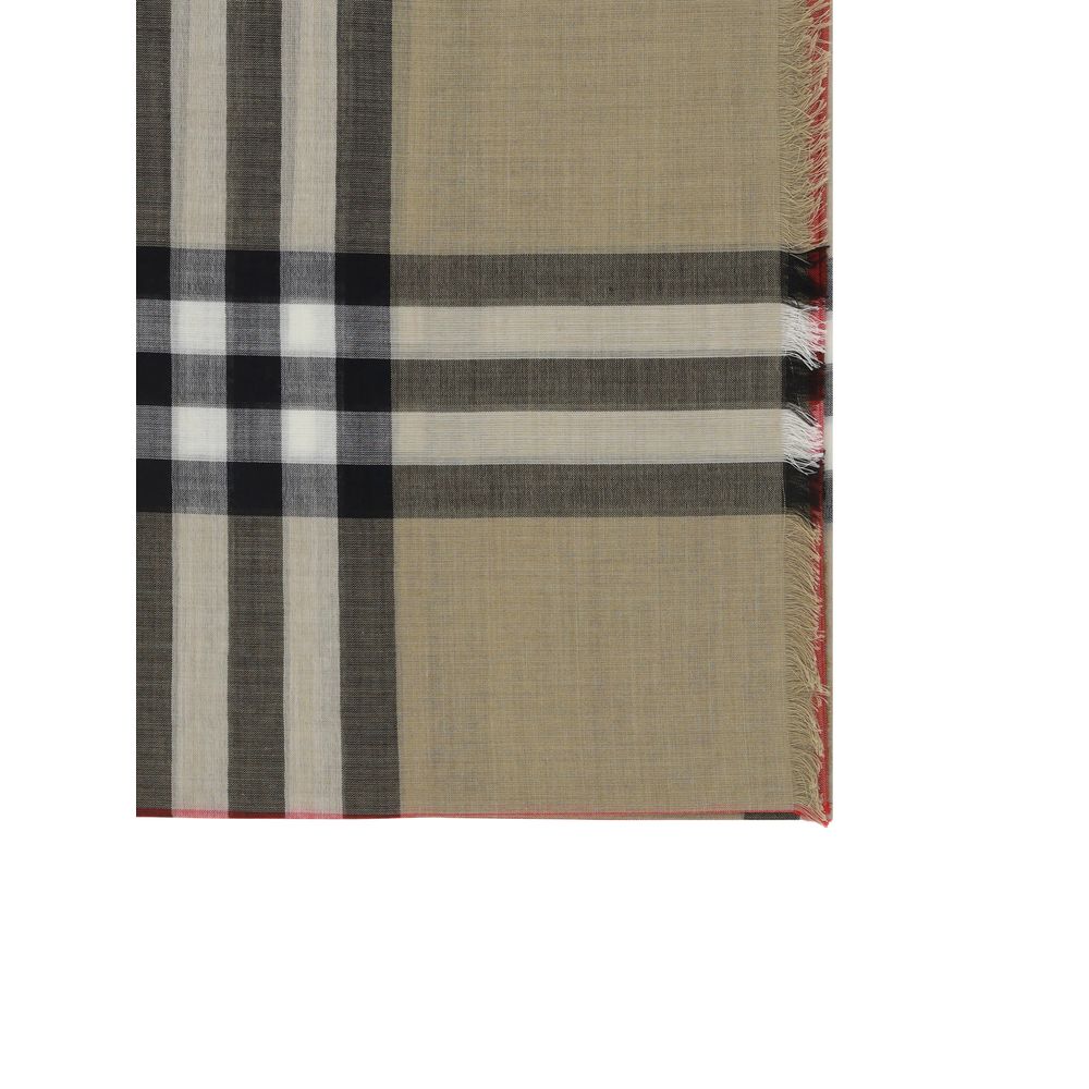 Burberry Beige Wollschal Aries-3