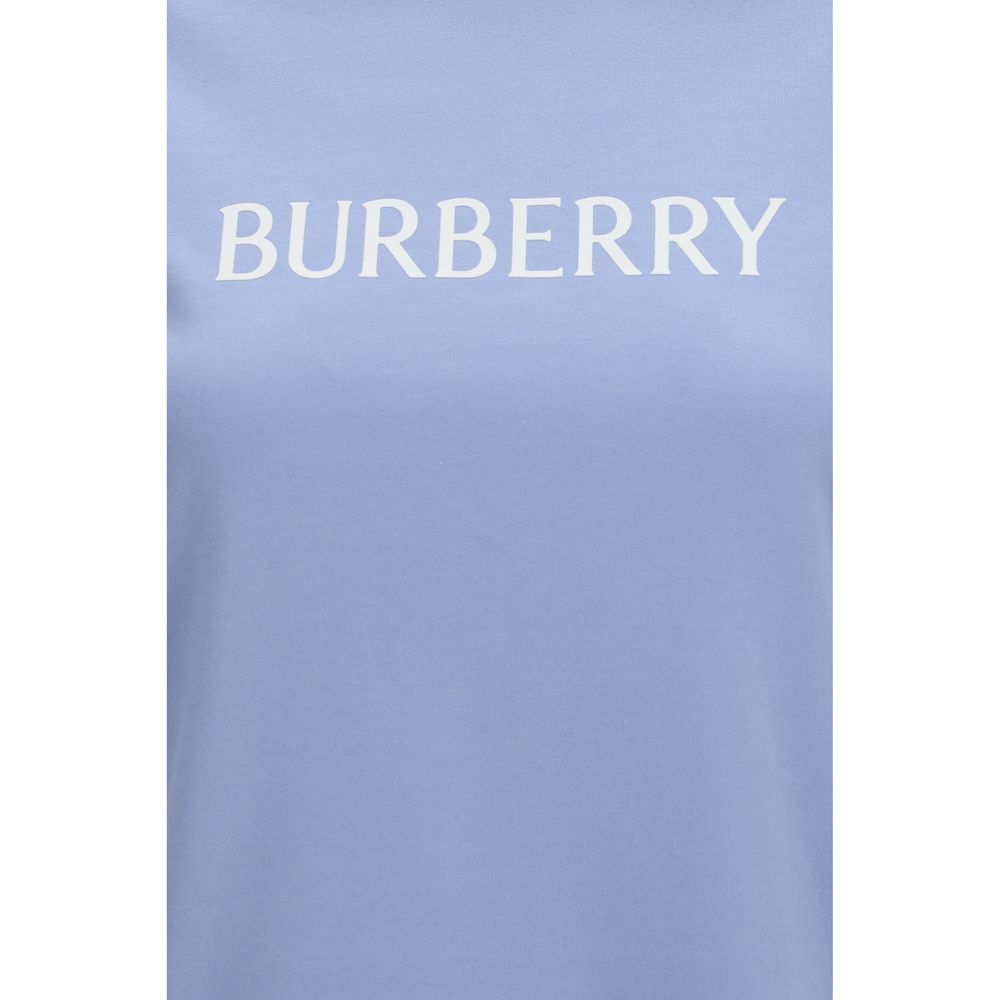 Burberry Blaues Baumwoll-T-Shirt-3