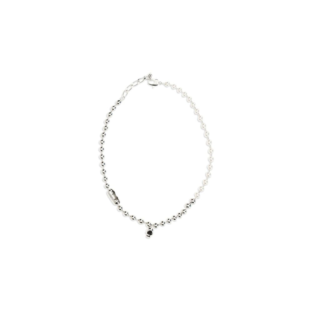 Alexander McQueen Weiße Messingkette-2