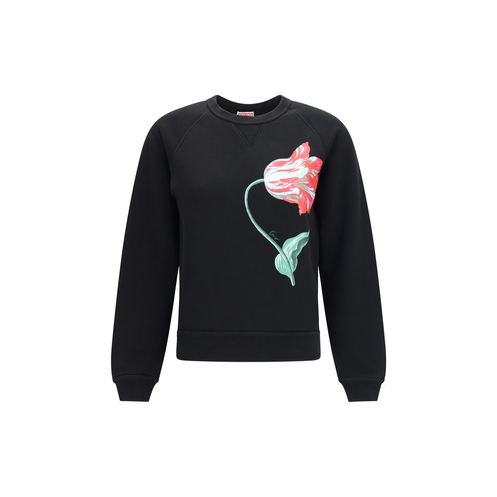 Kenzo Schwarzer Baumwoll-Sweatshirt-1