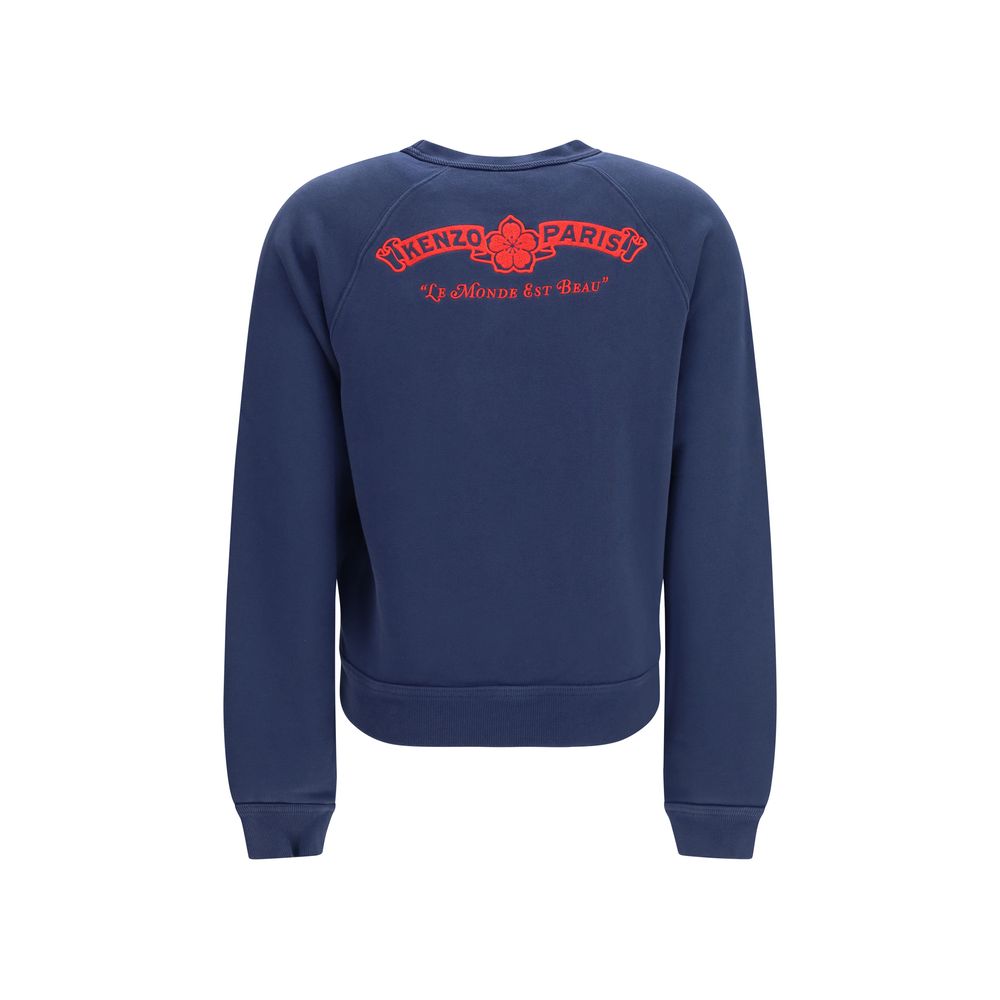 Kenzo Blauer Baumwoll-Sweatshirt-2