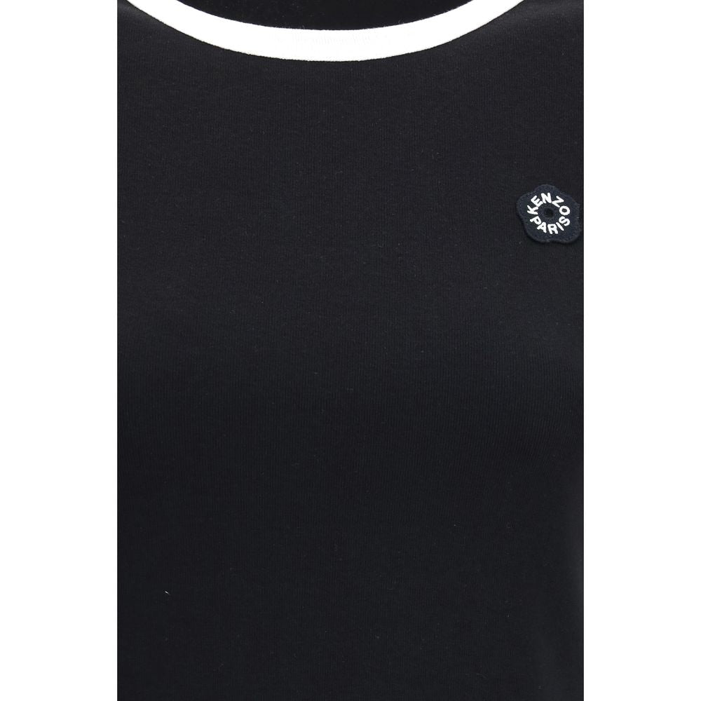 Kenzo Schwarzes Baumwoll-T-Shirt-3