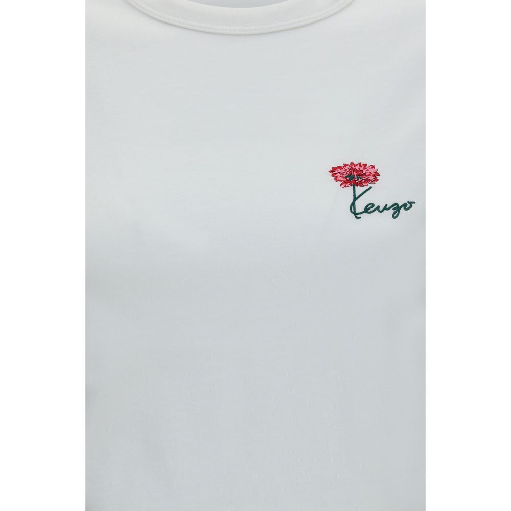 Kenzo Weißes Baumwoll-T-Shirt-3