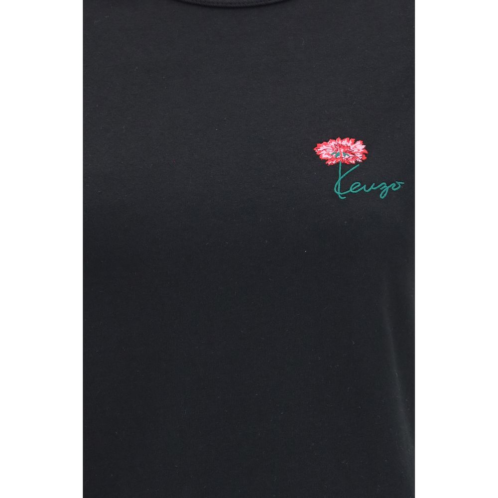 Kenzo Schwarzes Baumwoll-T-Shirt-3