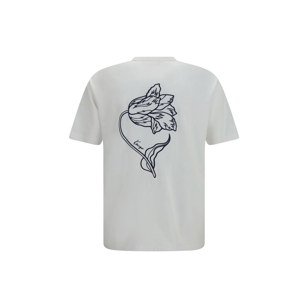 Kenzo Weißes Baumwoll-T-Shirt-2