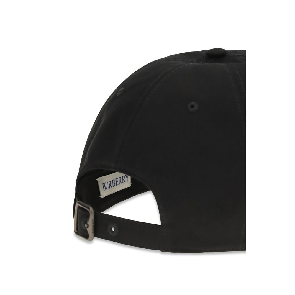 Burberry Schwarze Baumwollkappe (Baseball Cap)-3
