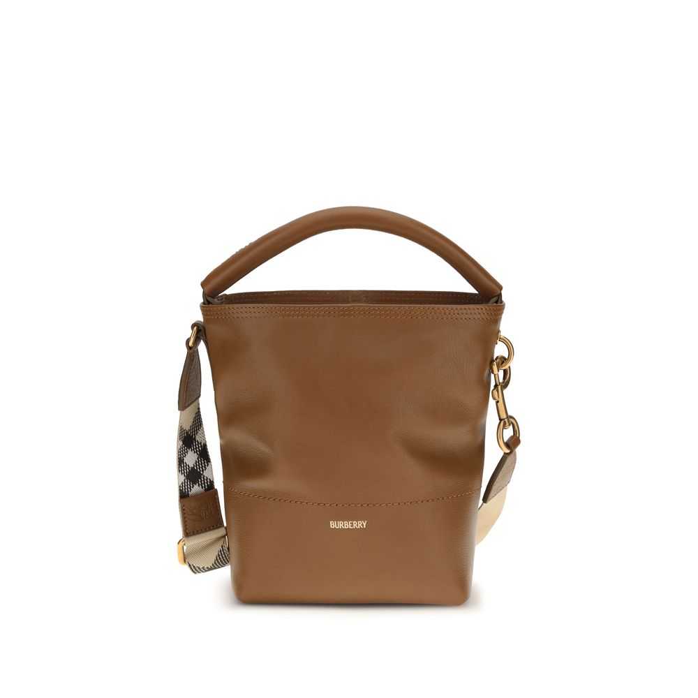 Burberry Braune Kalbsleder Bos Taurus Bucket Bag-1